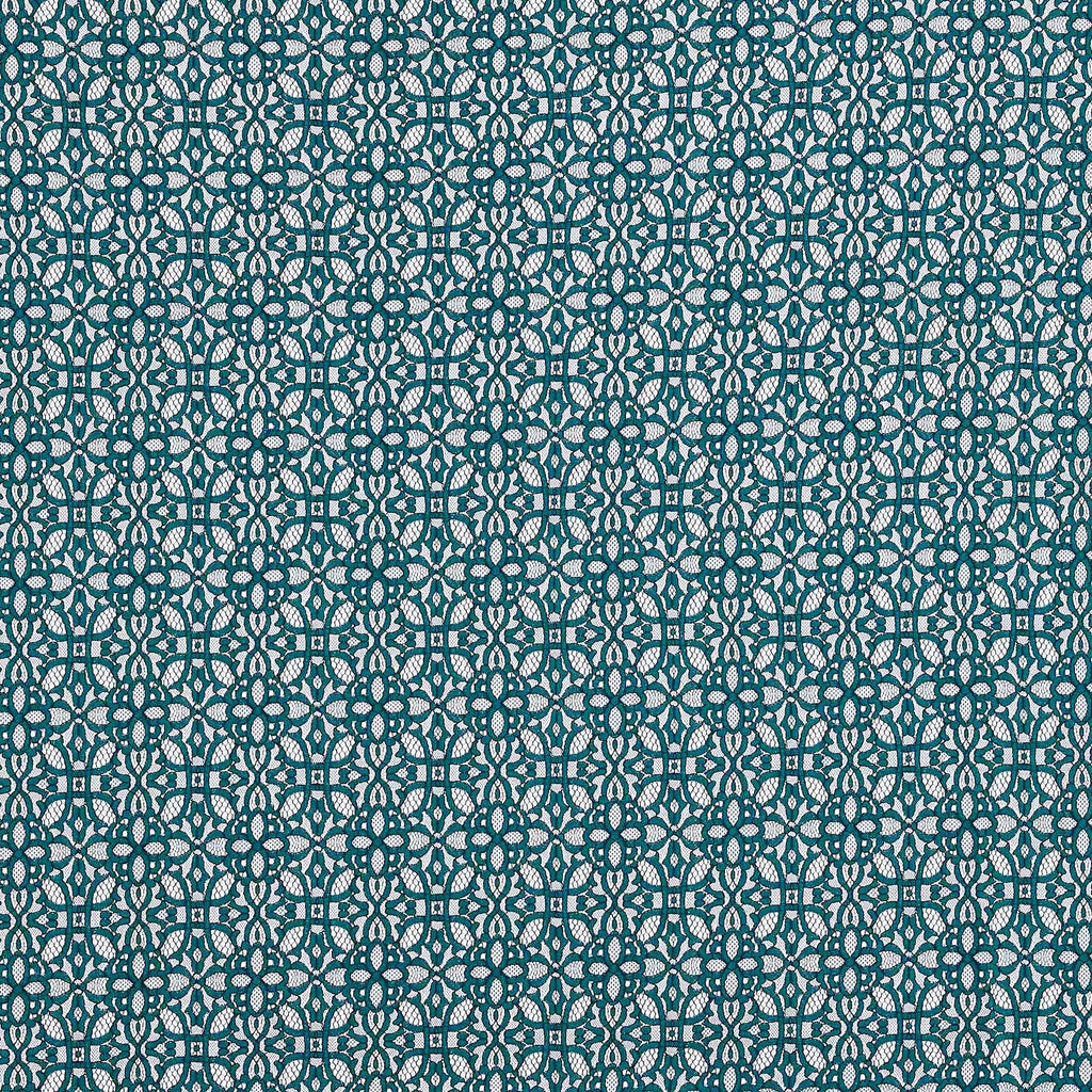 BELOVED FLORAL LACE  | 24360 MAJESTIC EMERALD/NAVY - Zelouf Fabrics
