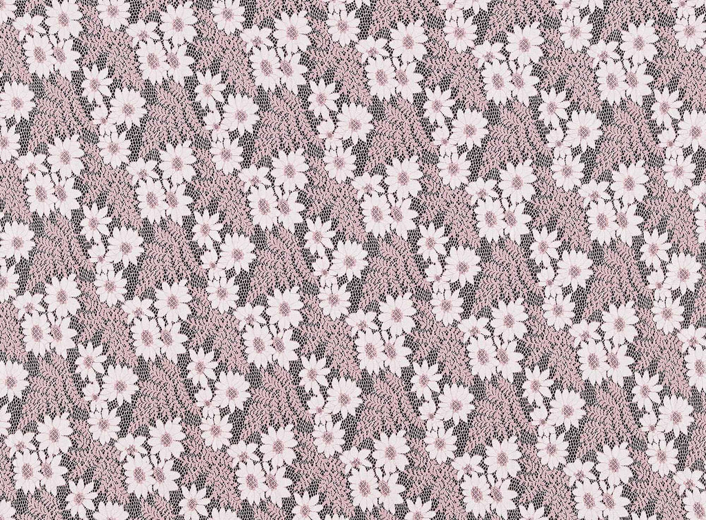 SIMONE FLORAL TWO TONE LACE [1.5 YD PANEL]  | 24393  - Zelouf Fabrics