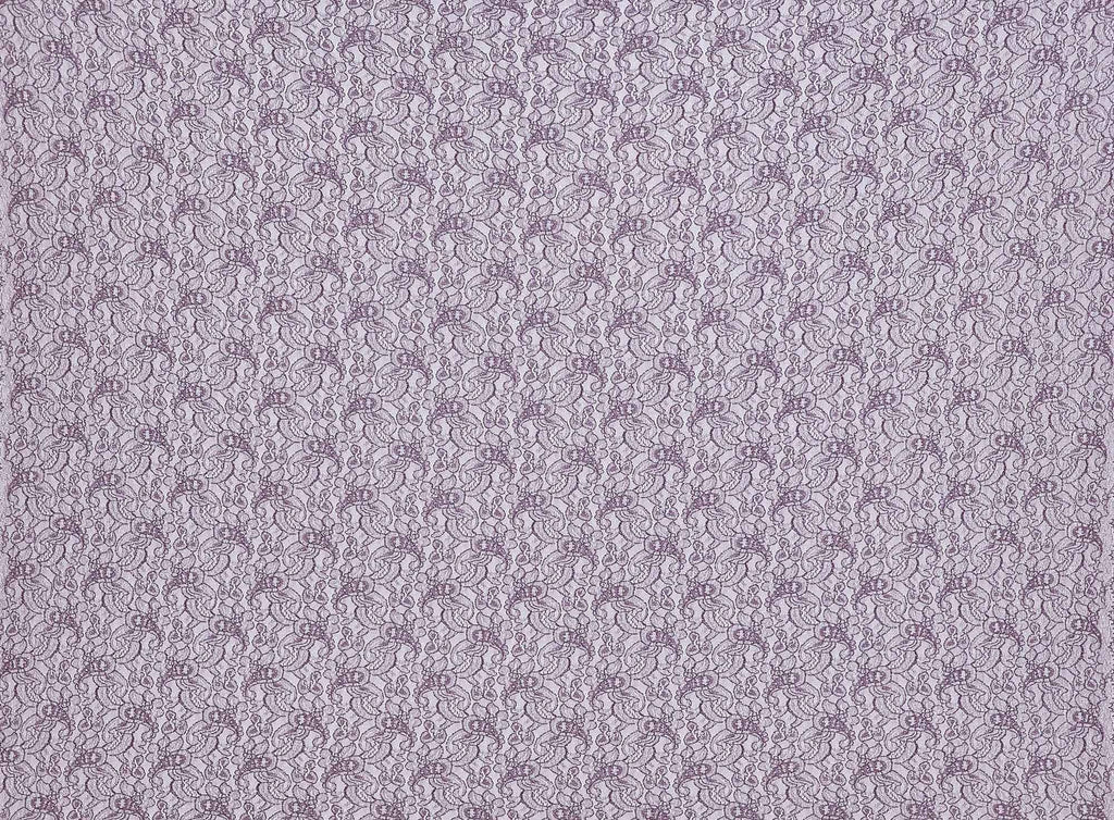 LAVENDER/DOVE | 24482-GLITTER - DATE FLORAL SEQUENCE LACE - Zelouf Fabrics