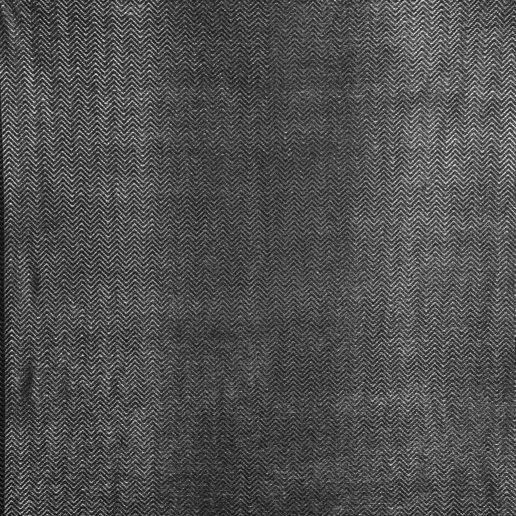 COCO EMBOSSED FOIL KNIT  | 24499 BLACK SILVER - Zelouf Fabrics