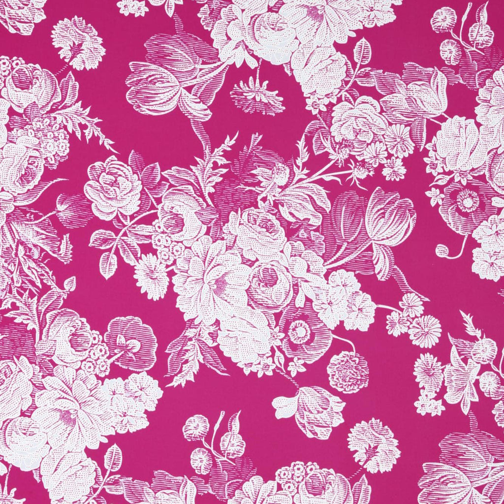 BRILLIANT FUCHSIA | 24509-1181P - TROPIC BREEZE PUFF PRINT ITY - Zelouf Fabrics