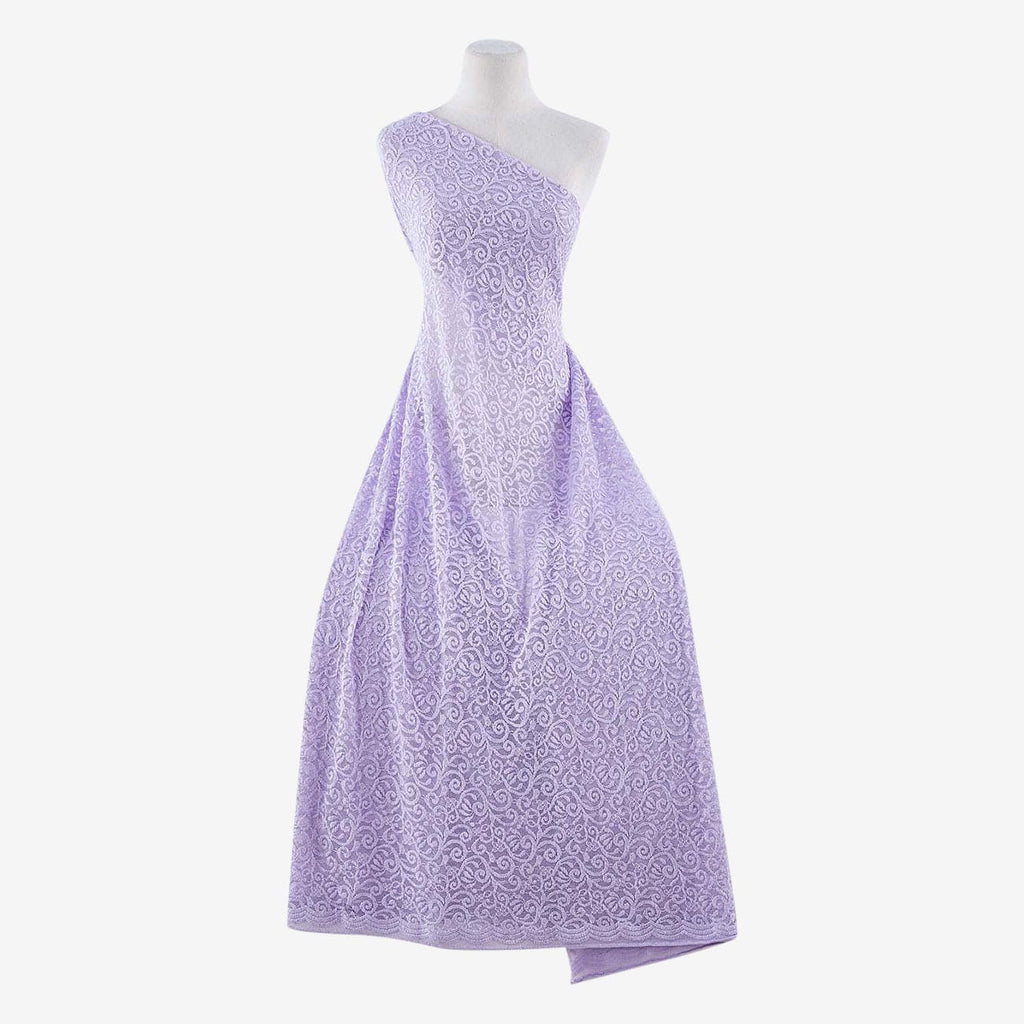 LAVENDER BLISS | 24513 - COCO NIGHT EMBROIDERY GLITTER - Zelouf Fabric