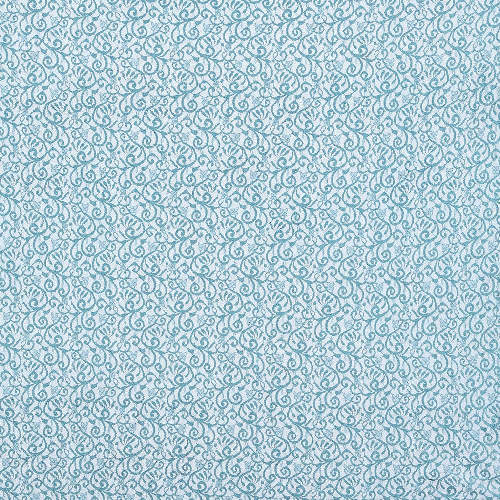 SAGE SHADOW | 24513 - COCO NIGHT EMBROIDERY GLITTER - Zelouf Fabric