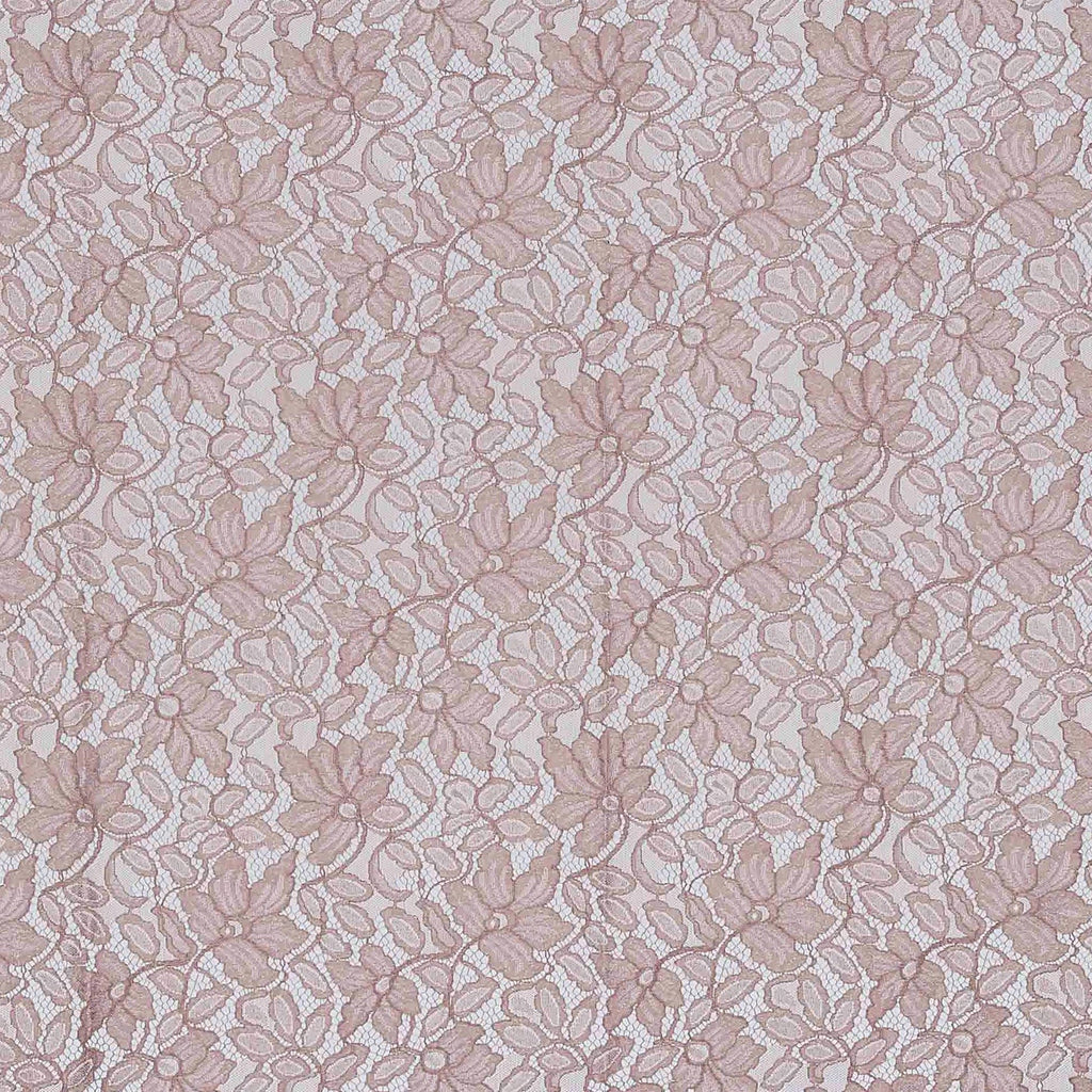 TAUPE SHADOW | 24565 - COCO TRUE GARDEN LACE - Zelouf Fabric