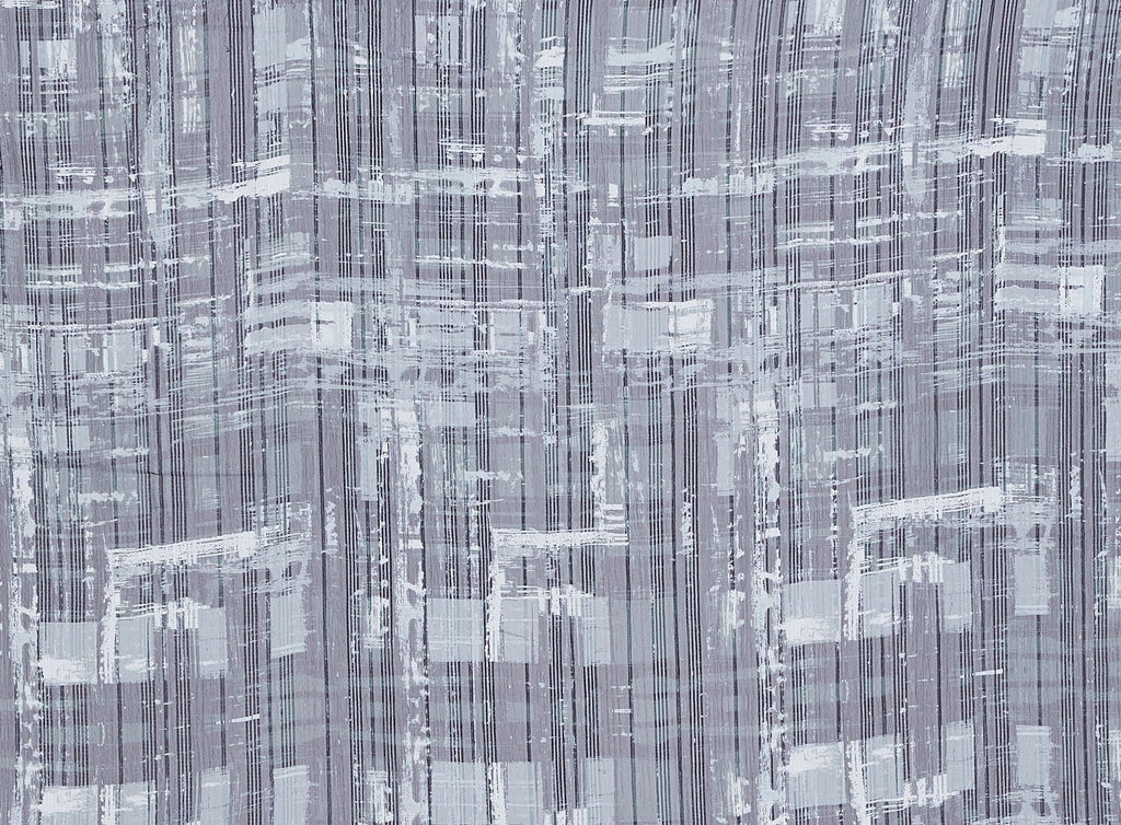 AURORA PRINTED LUREX STRIPE CHIFFON  | 24659DP  - Zelouf Fabrics