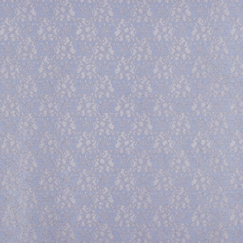 STEEL MIST/SILVER | 24687-BONDED - DAISY MULTI COLOR BONDED GLITTER LACE - Zelouf Fabrics