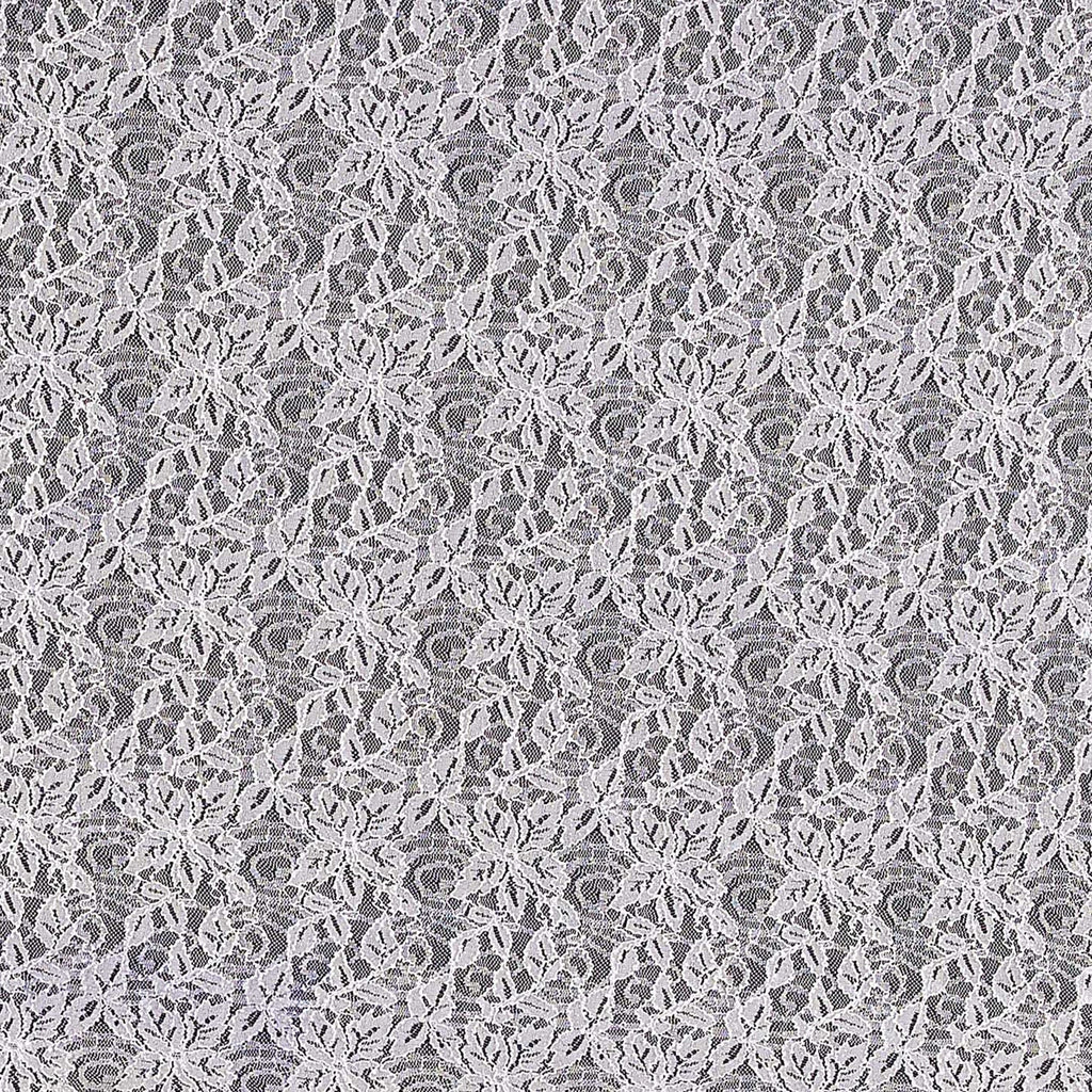 ALICE GLITTER EMBROIDERY LACE  | 24691-GLITTER ECRU MIST - Zelouf Fabrics