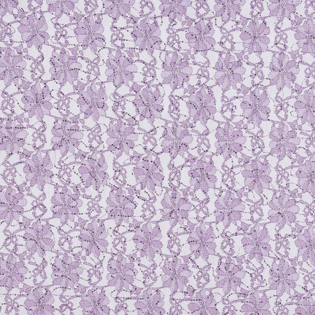 LILAC MYSTERY | 24692-SEQUINS-PURPLE - LAURIE LACE SEQUINS - Zelouf Fabrics
