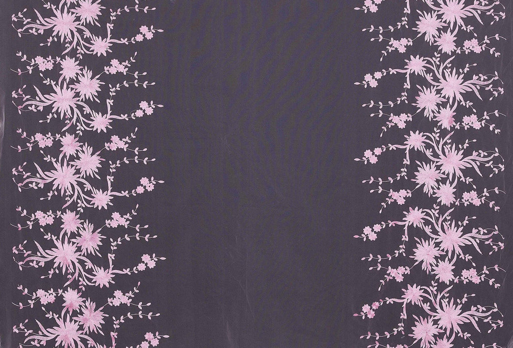 DAISY EMBROIDERY MESH  | 24693 ROSE BLISS - Zelouf Fabrics