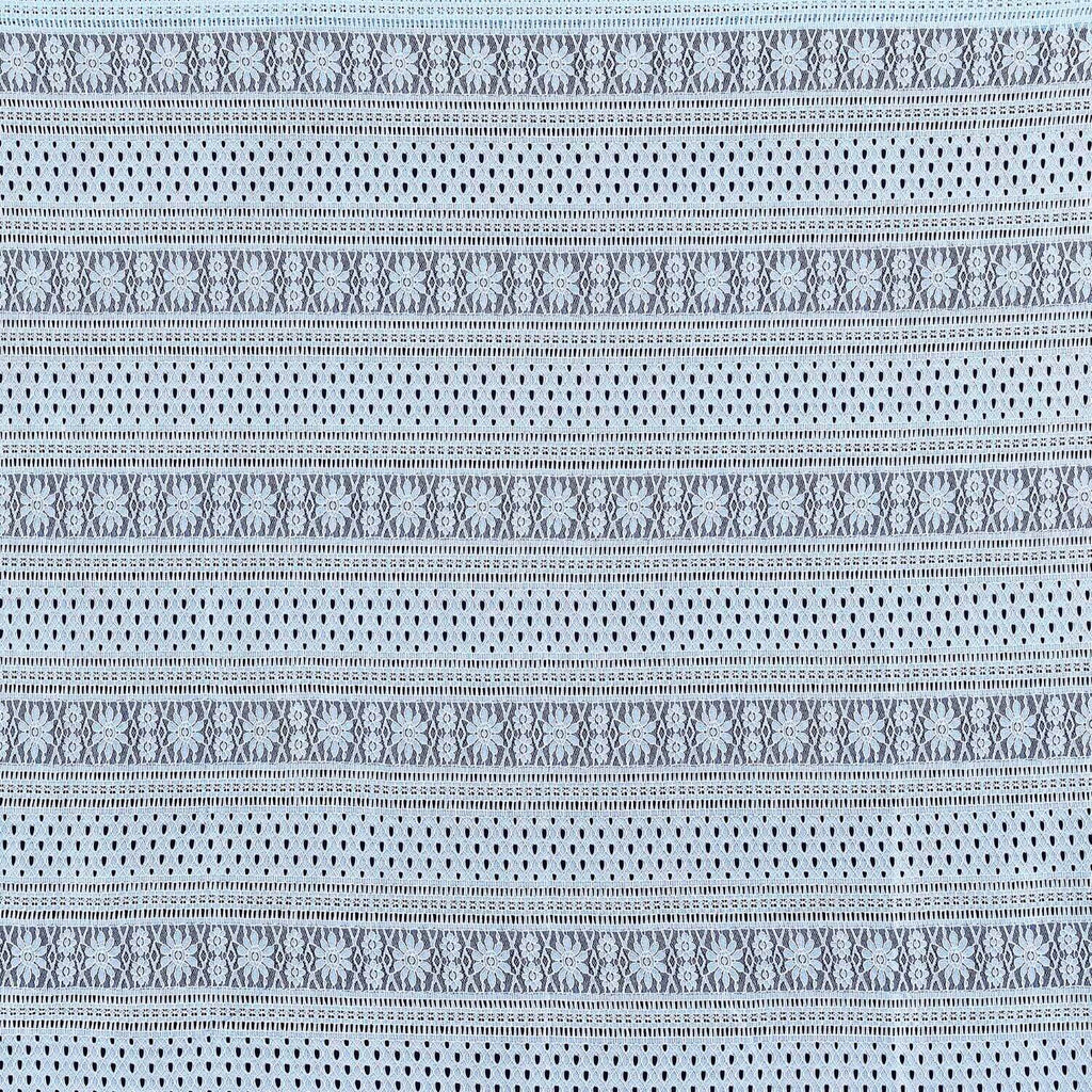 ANNIE CORDED EYELET LACE  | 24730 AQUA BLISS - Zelouf Fabrics
