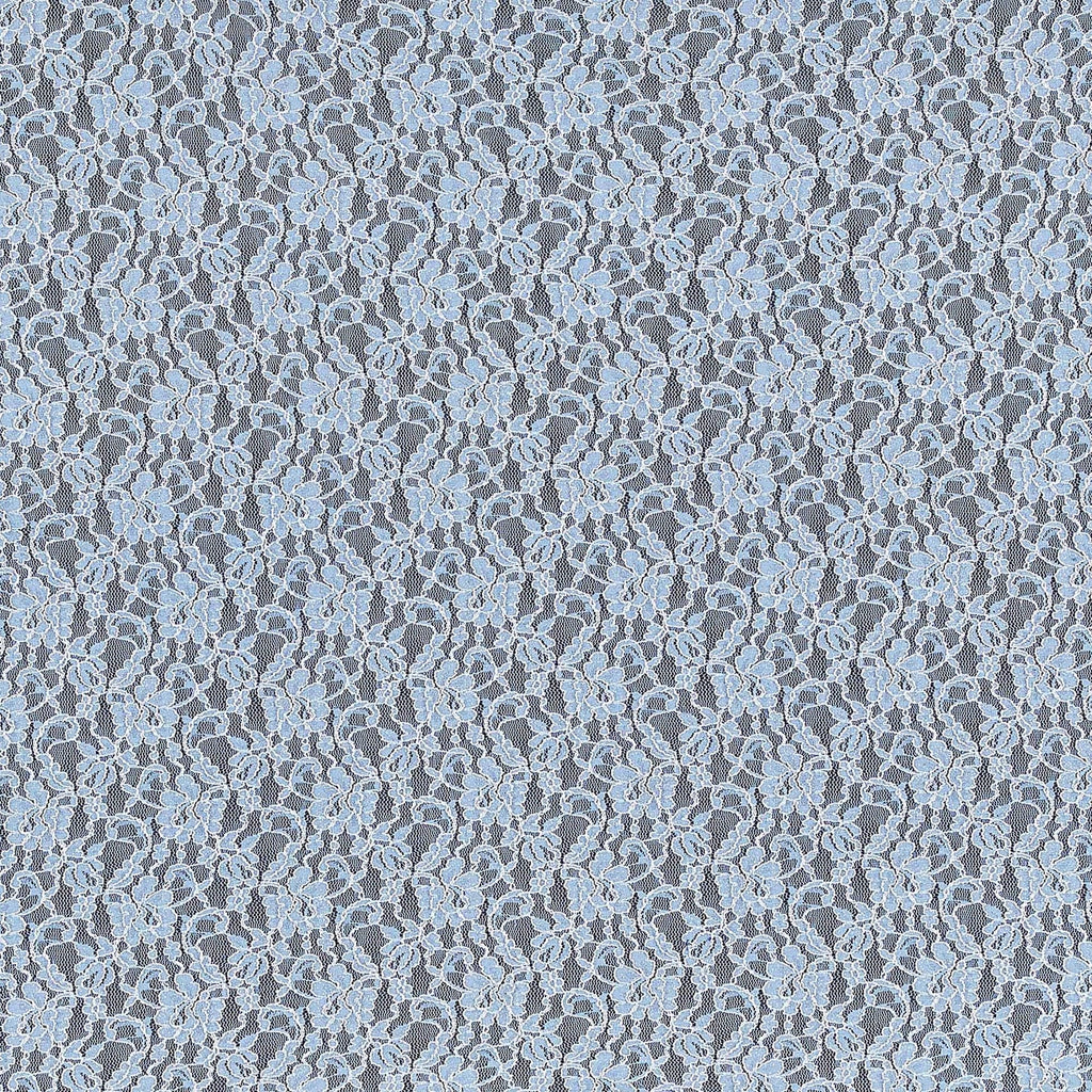 SEAFOAM/ECRU | 24732-GLITTER - CHARMING TWO TONE FLORAL STRETCH GLITTER LACE - Zelouf Fabrics