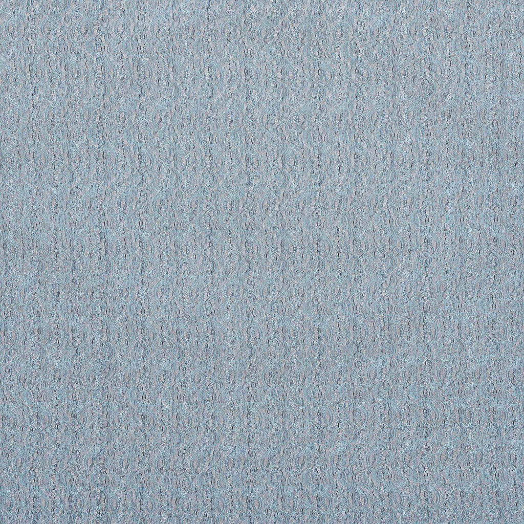 DANISH TWO TONE STRETCH LACE  | 24733 SEAFOAM/BLACK - Zelouf Fabrics