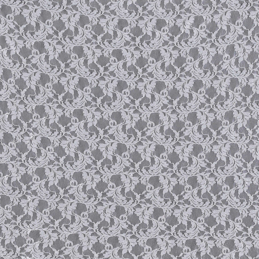 EMMY BOTANICAL STRETCH GLITTER LACE  | 24734-GLITTER DOVE MIST - Zelouf Fabrics