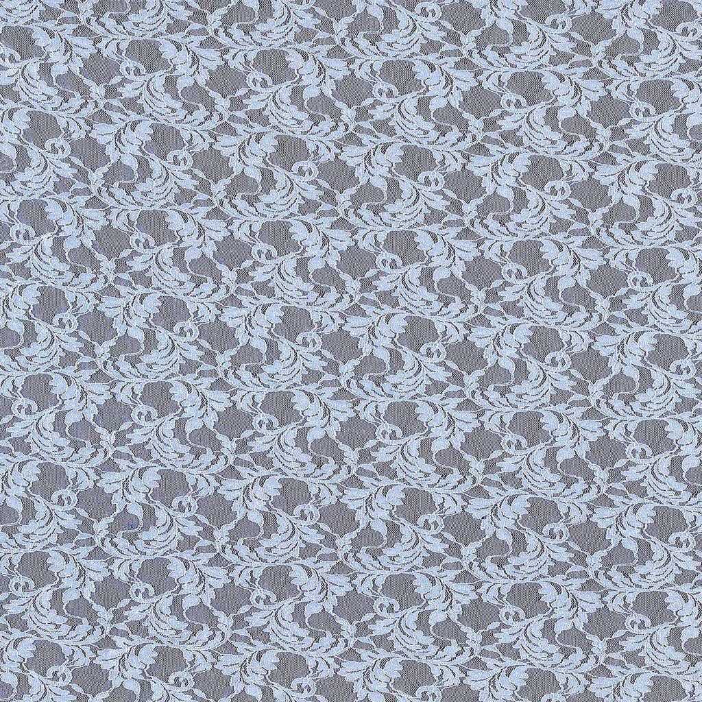SKY MIST | 24734-GLITTER - EMMY BOTANICAL STRETCH GLITTER LACE - Zelouf Fabrics