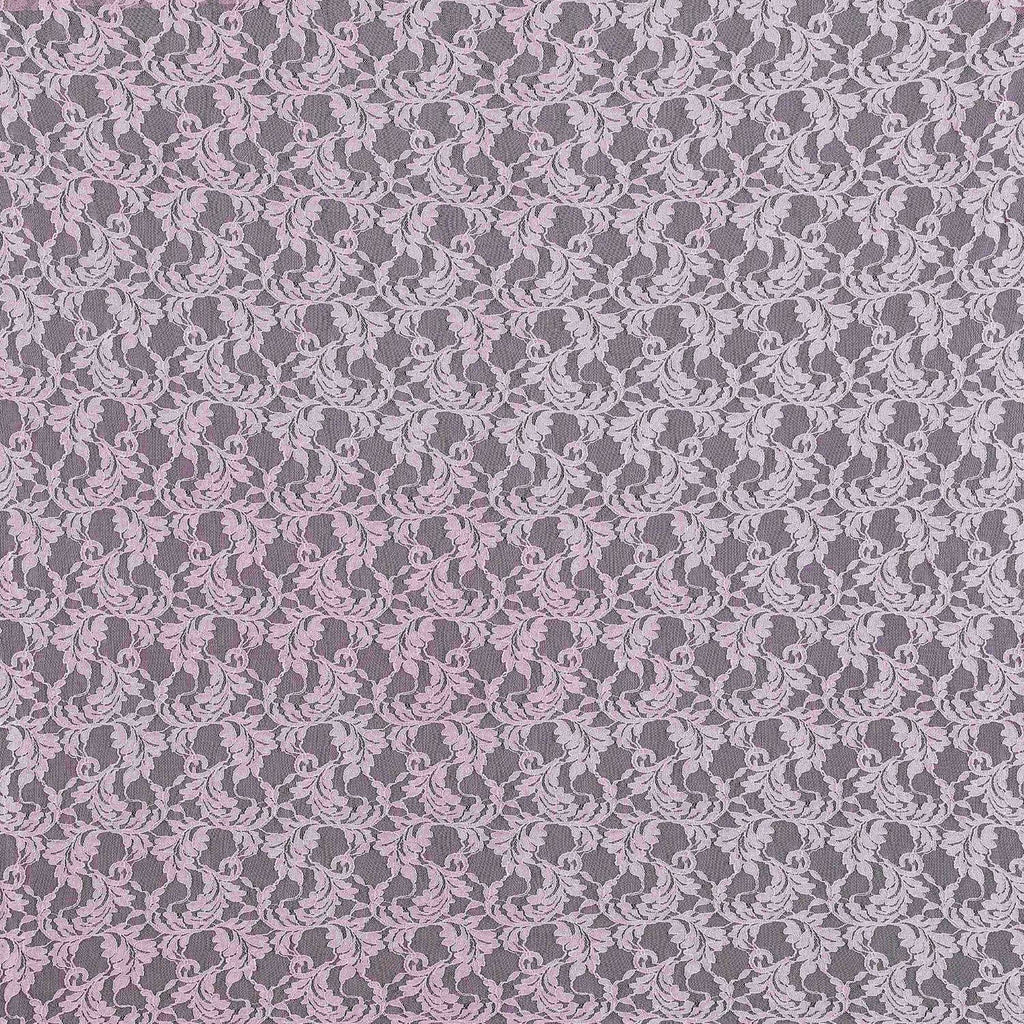 EMMY BOTANICAL STRETCH LACE  | 24734 ROSE MIST - Zelouf Fabrics
