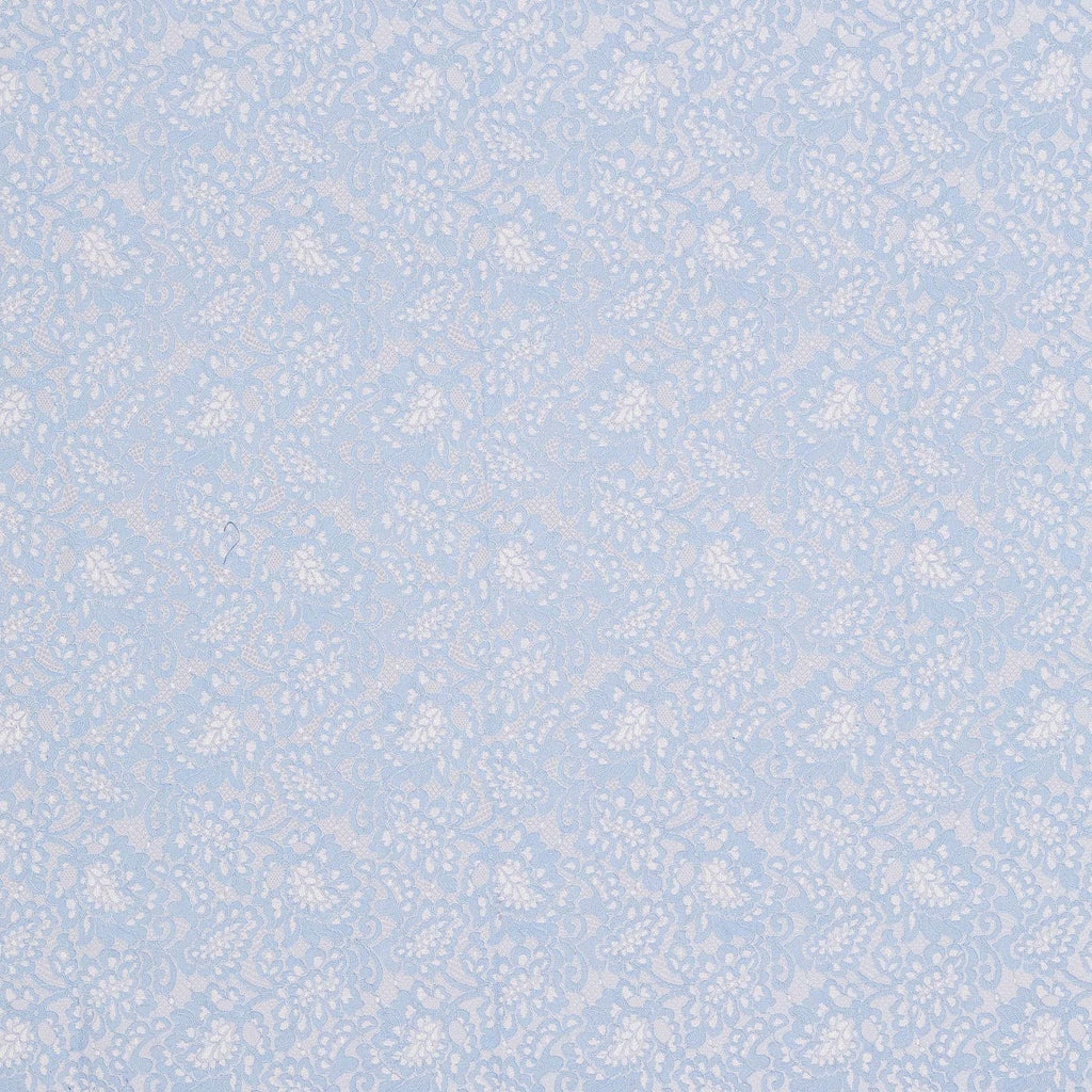SASHAY CORDED LACE [1.75 YD PANEL]  | 24744 SKY MIST - Zelouf Fabrics