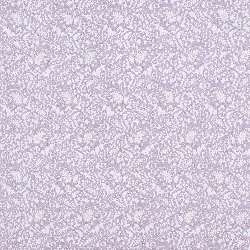 SASHAY CORDED LACE [1.75 YD PANEL]  | 24744 VIOLET MIST - Zelouf Fabrics