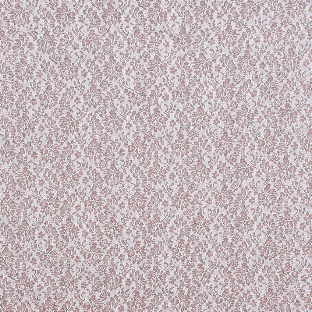 MOCHA MIST/IVORY | 24745-GLITTER - SHYAWAY TWO TONE STRETCH GLITTER LACE - Zelouf Fabrics
