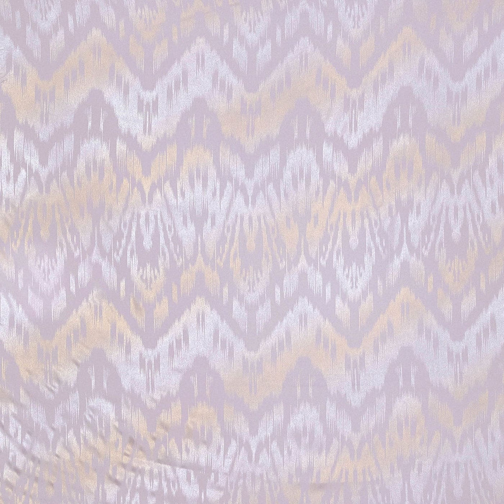 TAUPE/SG | 24756 - ALDER FOIL IKAT CHIFFON - Zelouf Fabric