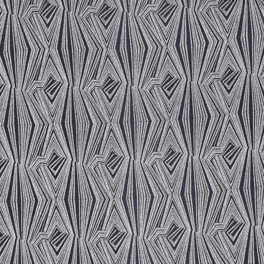 MAPLE METALLIC PUFF GLITTER KNIT  | 24760 BLACK - Zelouf Fabrics