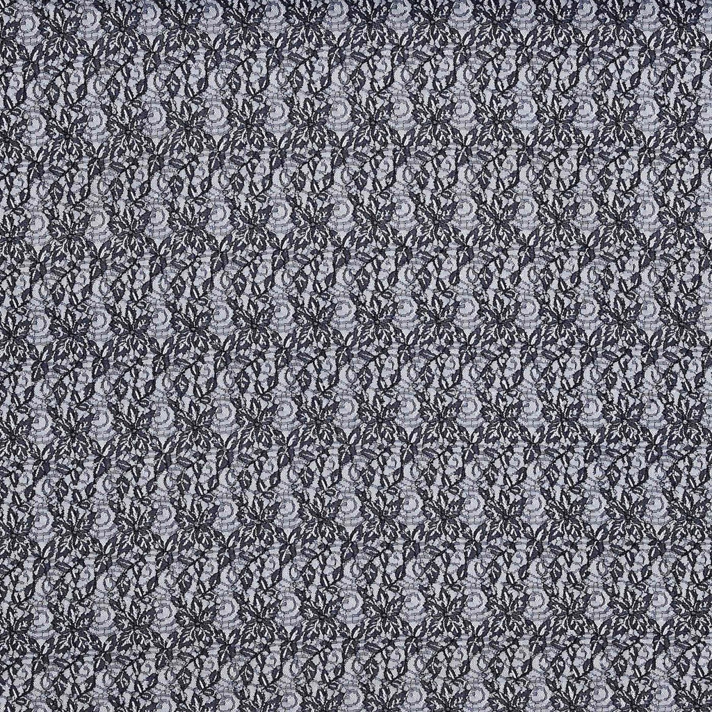CYPRESS DOTTED BONDED GLITTER LACE  | 24769-BONGLIT BLACK - Zelouf Fabrics
