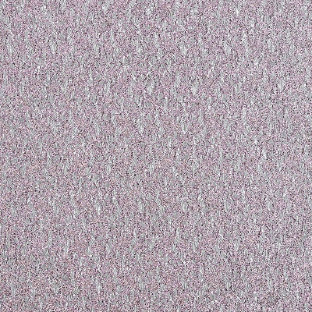NEST TWO TONE GLITTER STRETCH LACE  | 24776-GLITTER BLACK/ROSE - Zelouf Fabrics