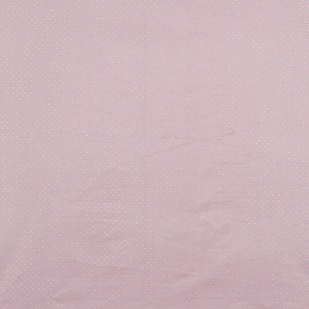 QUARTZMIST/SILV | 24786 - BRITNEY POLKADOT GLITTER SCUBA - Zelouf Fabrics