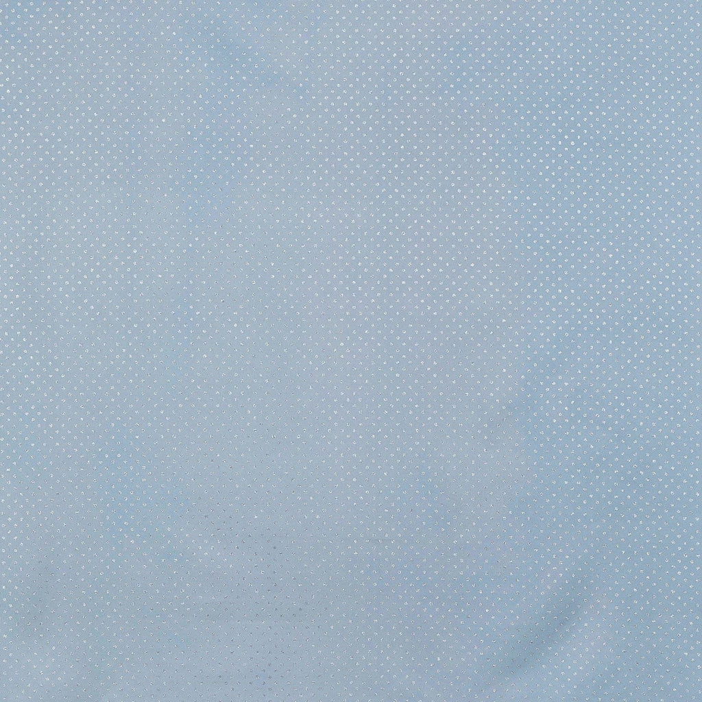 BRITNEY POLKADOT GLITTER SCUBA  | 24786 SAGEMIST/SILVER - Zelouf Fabrics