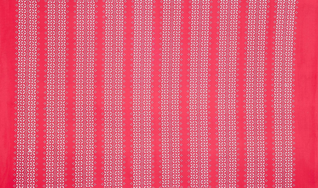 STRAWBERRY BLIS | 24815 - CORALIE LASER CUT BONDED SCUBA MESH - Zelouf Fabrics