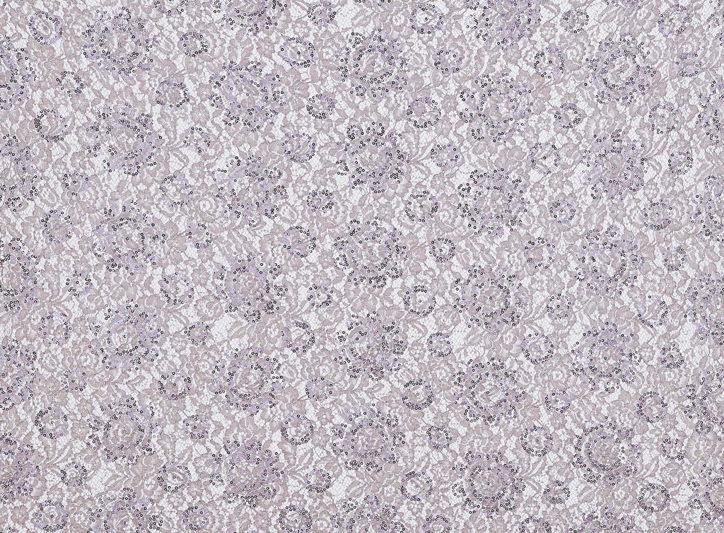 CHAI MIST | 24825 - SPIRAL SEQUINS CORDED LACE - Zelouf Fabrics