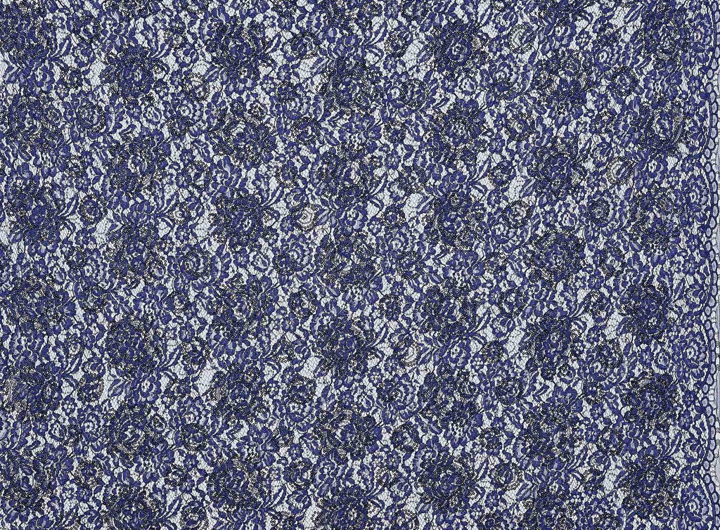 NAVY BLISS | 24825 - SPIRAL SEQUINS CORDED LACE - Zelouf Fabrics