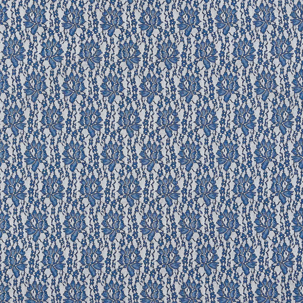 SEA DELIGHT | 24827SC-GLITTER - REMARKABLE FLORAL GLITTER SCALLOP - Zelouf Fabric