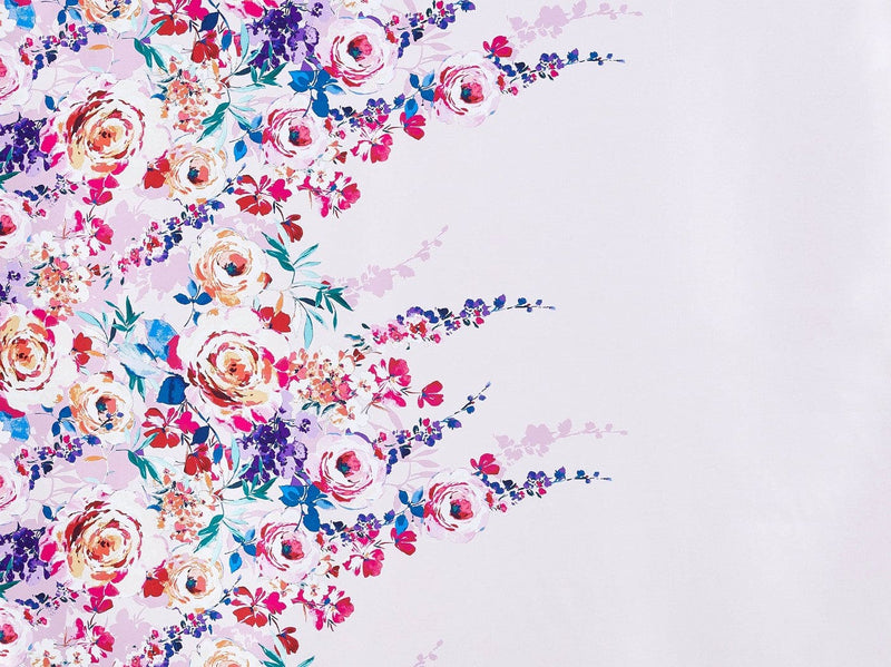 VIVE MULTI COLOR FLORAL SINGLE BORDER MIKADO  | 24840-4765DP