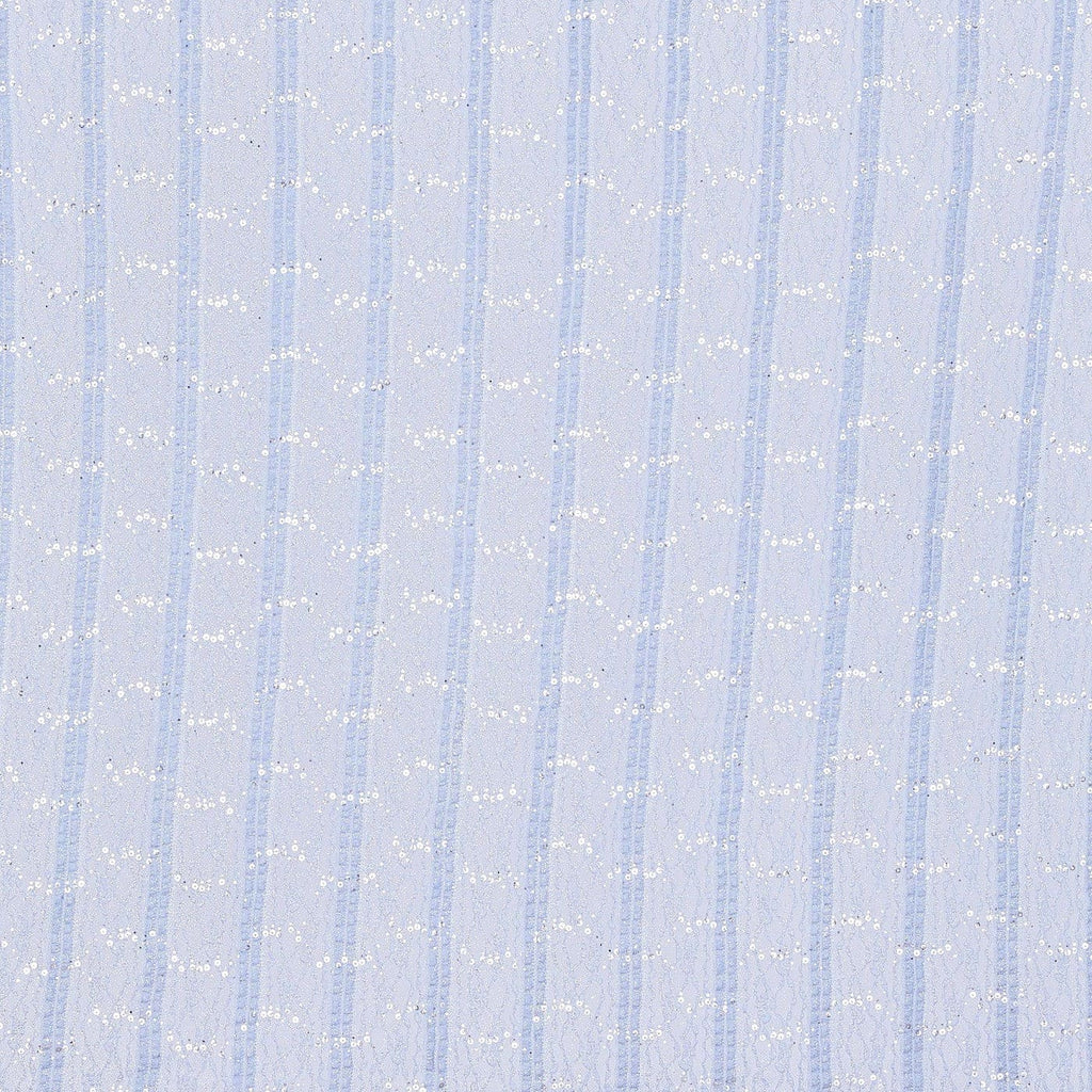 LEAP FRINGE GLITTER TRANS LACE  | 24857-GLITRANS SKY MIST - Zelouf Fabrics