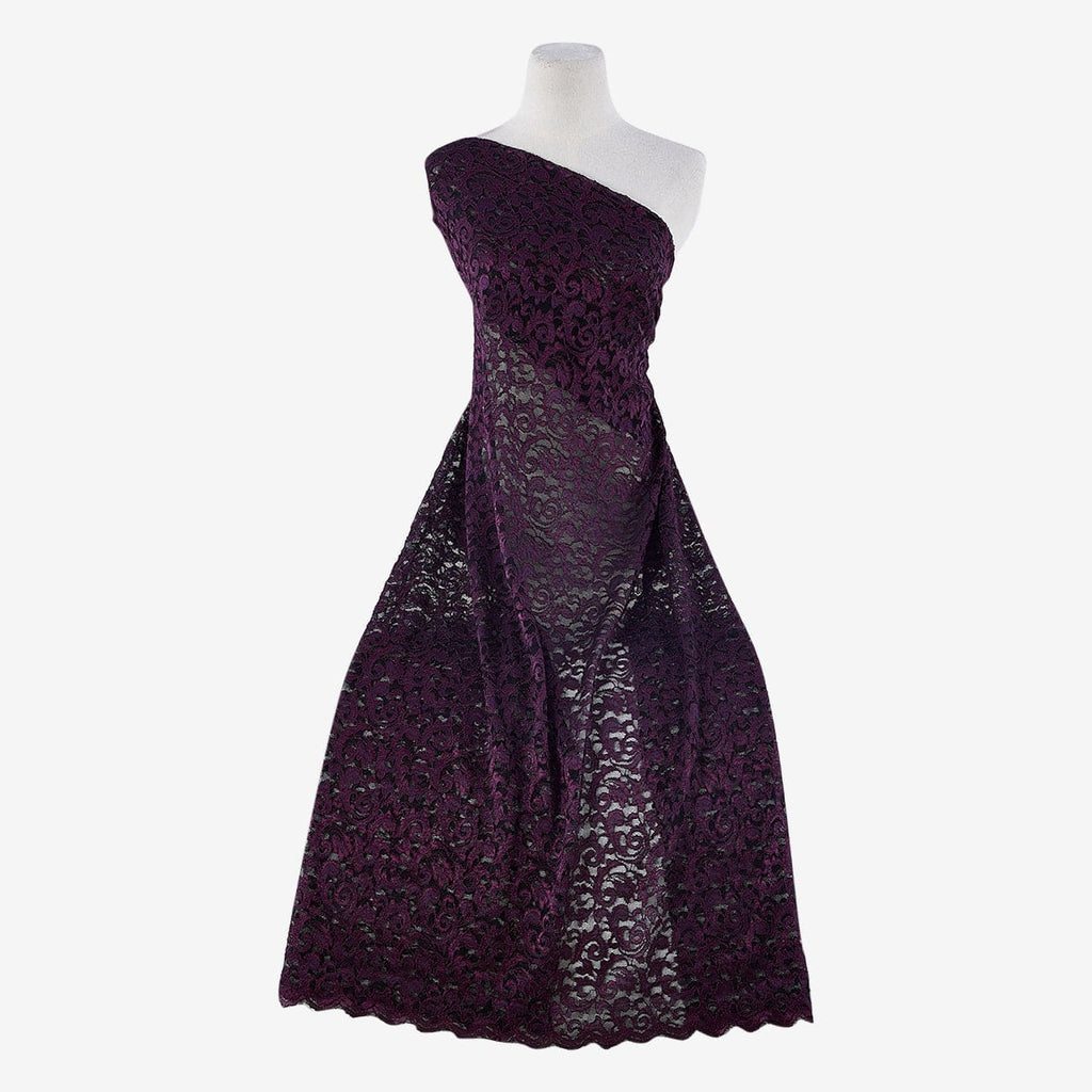 SANGRIA DELIGHT | 24866-2TONE - COCO STONEY TWO TONE LACE - Zelouf Fabric