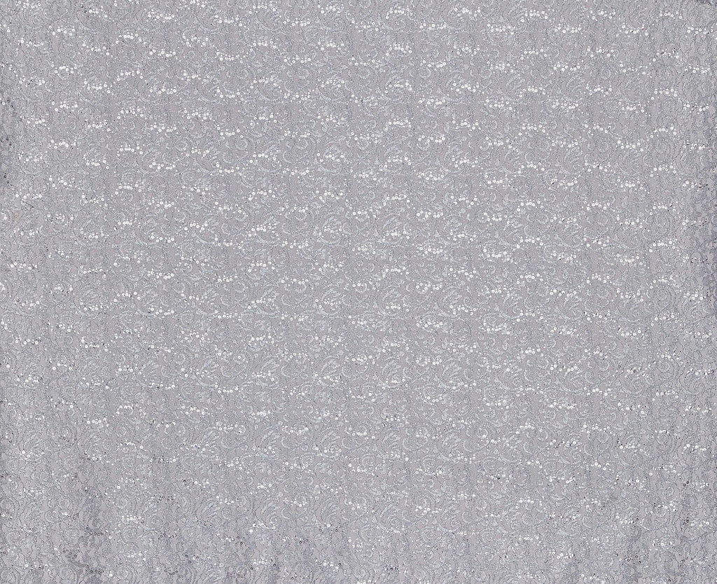 ELEGANT IRON | 24866-GLITRANS-GREY - COCO STONEY LACE GLITTER TRANS - Zelouf Fabrics