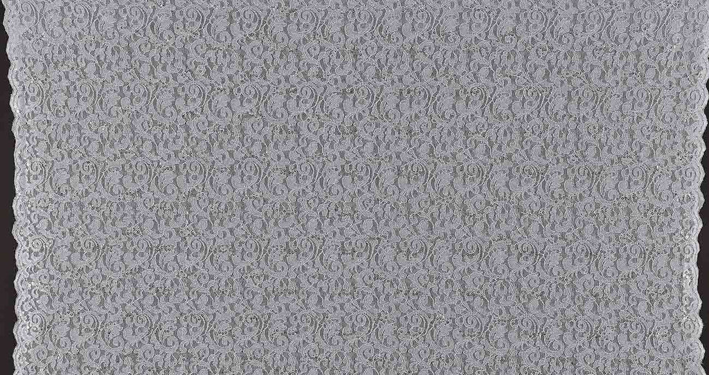 STEEL MIST | 24866-GLITRANS-GREY - COCO STONEY LACE GLITTER TRANS - Zelouf Fabrics