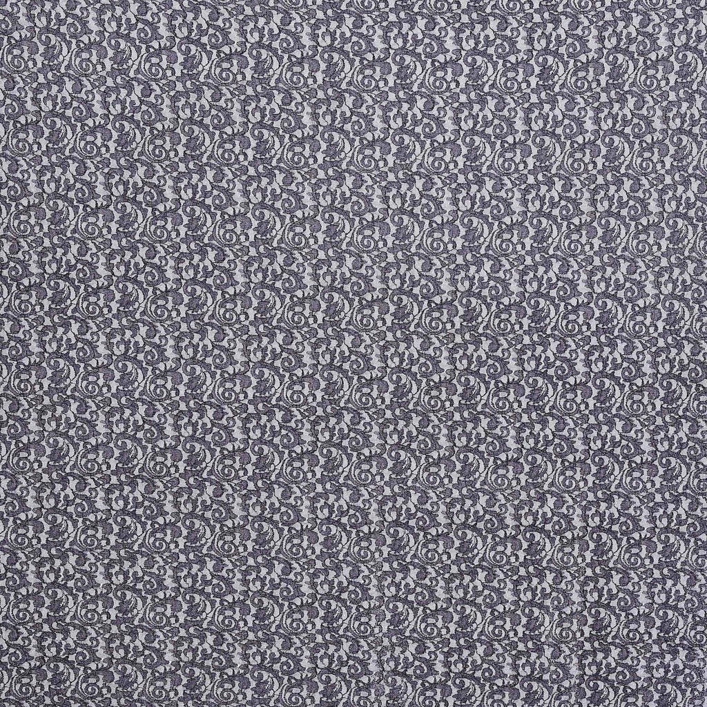 STEEL MYSTERY | 24866-GLITTER - COCO STONEY LACE GLITTER - Zelouf Fabric