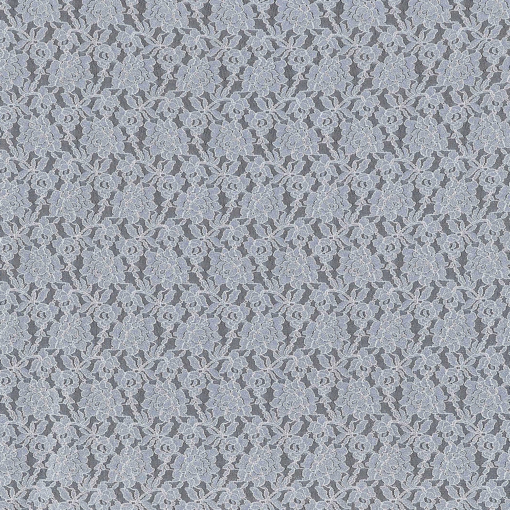 PURELY STRETCH GLITTER LACE  | 24891-GLITTER SKY MIST - Zelouf Fabrics