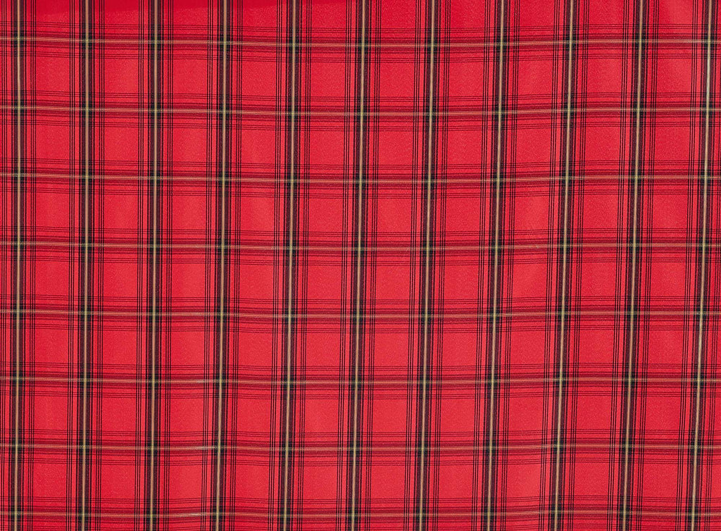 ALICE YARD DYE TAFFETA LUREX  | 24906 RED/BLACK/GOLD - Zelouf Fabrics