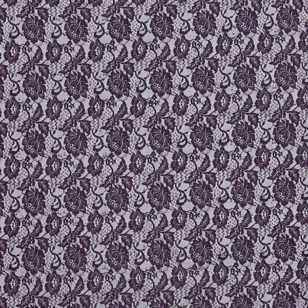 MULBERRY DELIGH | 24911-TRANGLIT - COOL BREEZE TRANS GLITTER LACE - Zelouf Fabrics