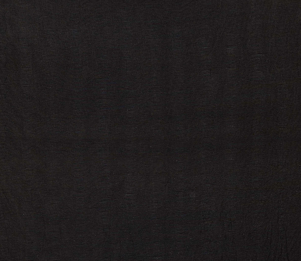 BLACK | 24915- - PARKER CRINKLED FOIL KNIT - Zelouf Fabrics