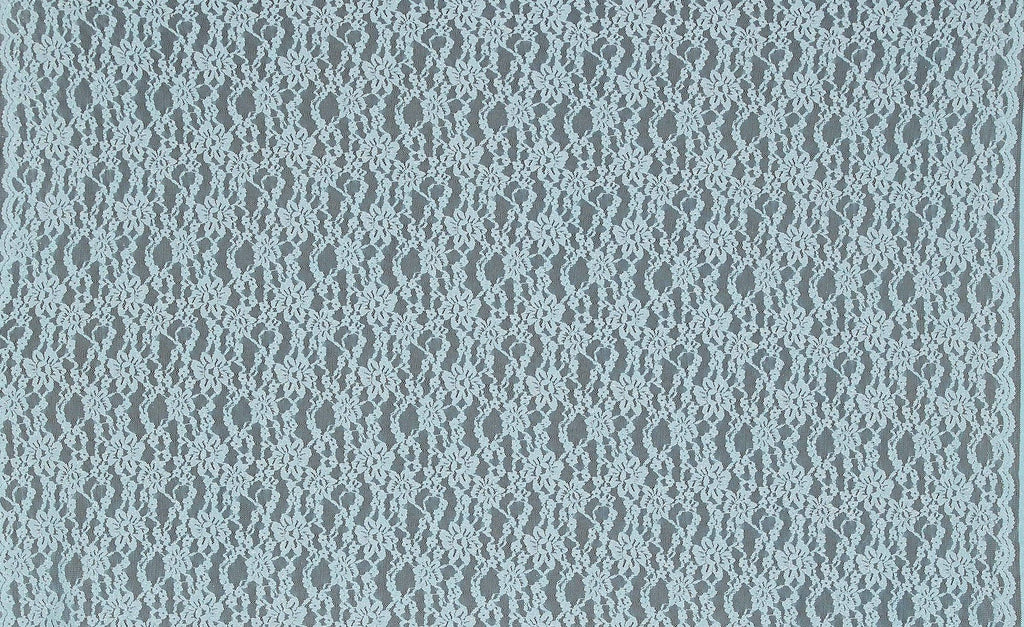 DAZZLING AQUA | 24946-GLITTER - LEONOR FLORAL GLITTER LACE - Zelouf Fabrics
