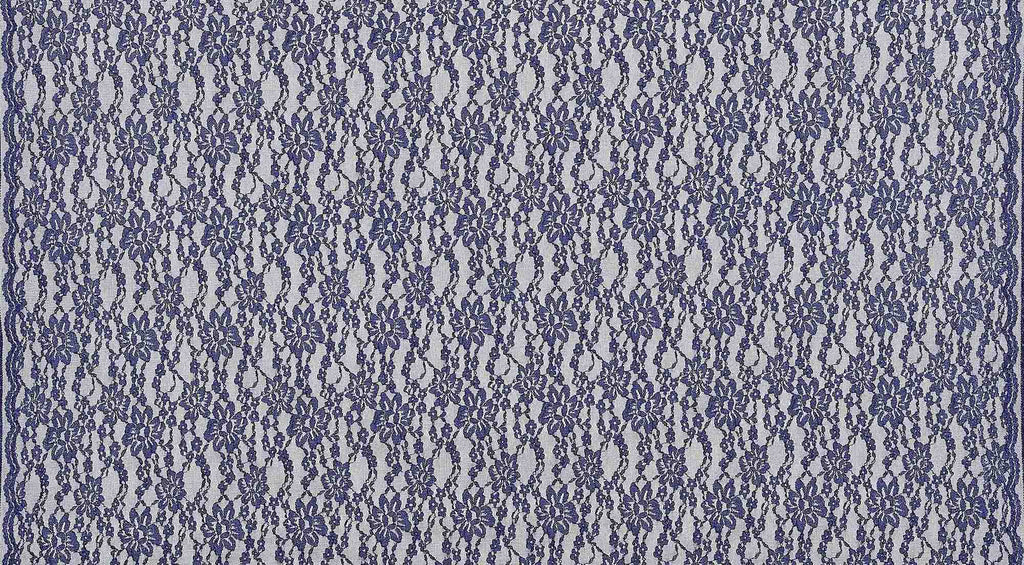 NAVY | 24946-GLITTER - LEONOR FLORAL GLITTER LACE - Zelouf Fabrics