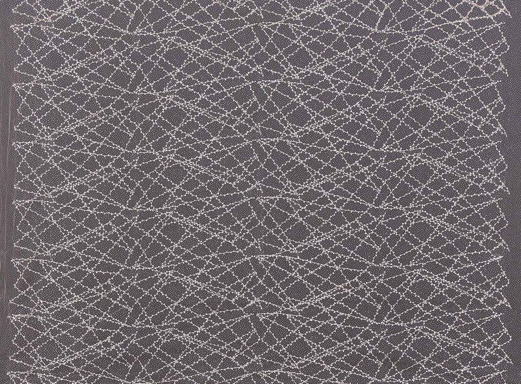 TAUPE MIST | 24963 - LIMELIGHT SEQUIN GLITTER MESH - Zelouf Fabrics