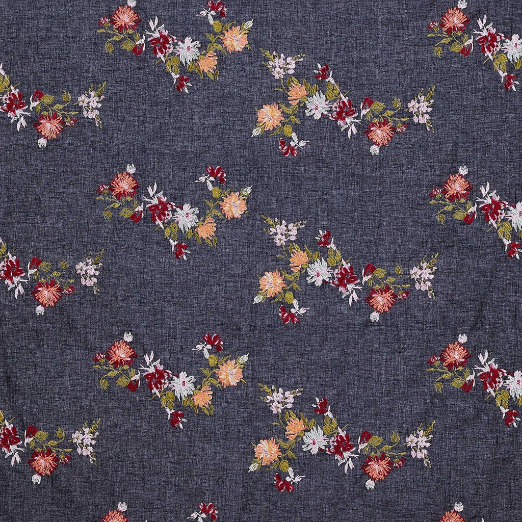 ASTER EMBROIDERY COTTON VOILE  | 25012-5509  - Zelouf Fabrics