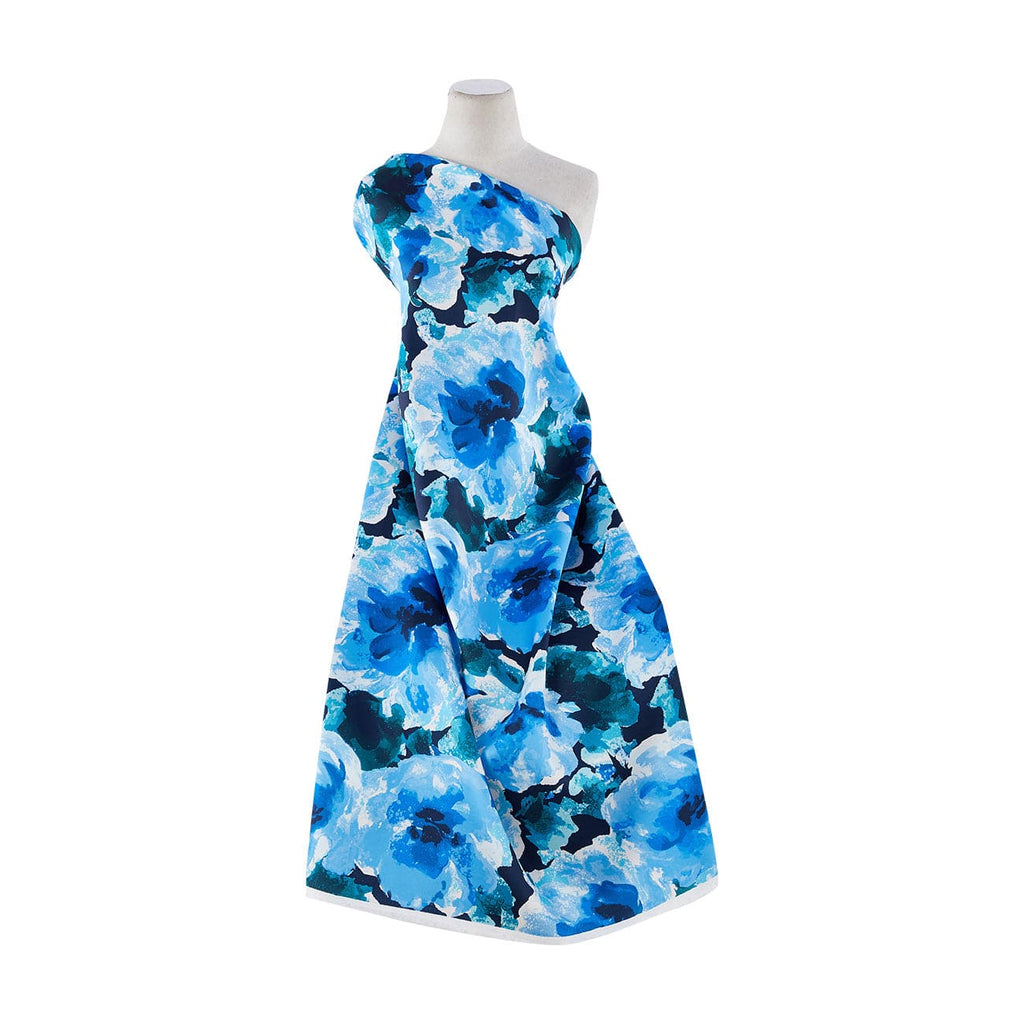 WILD LARGE FLORAL MIKADO  | 25024-4765DP NAVY/BLUE - Zelouf Fabrics