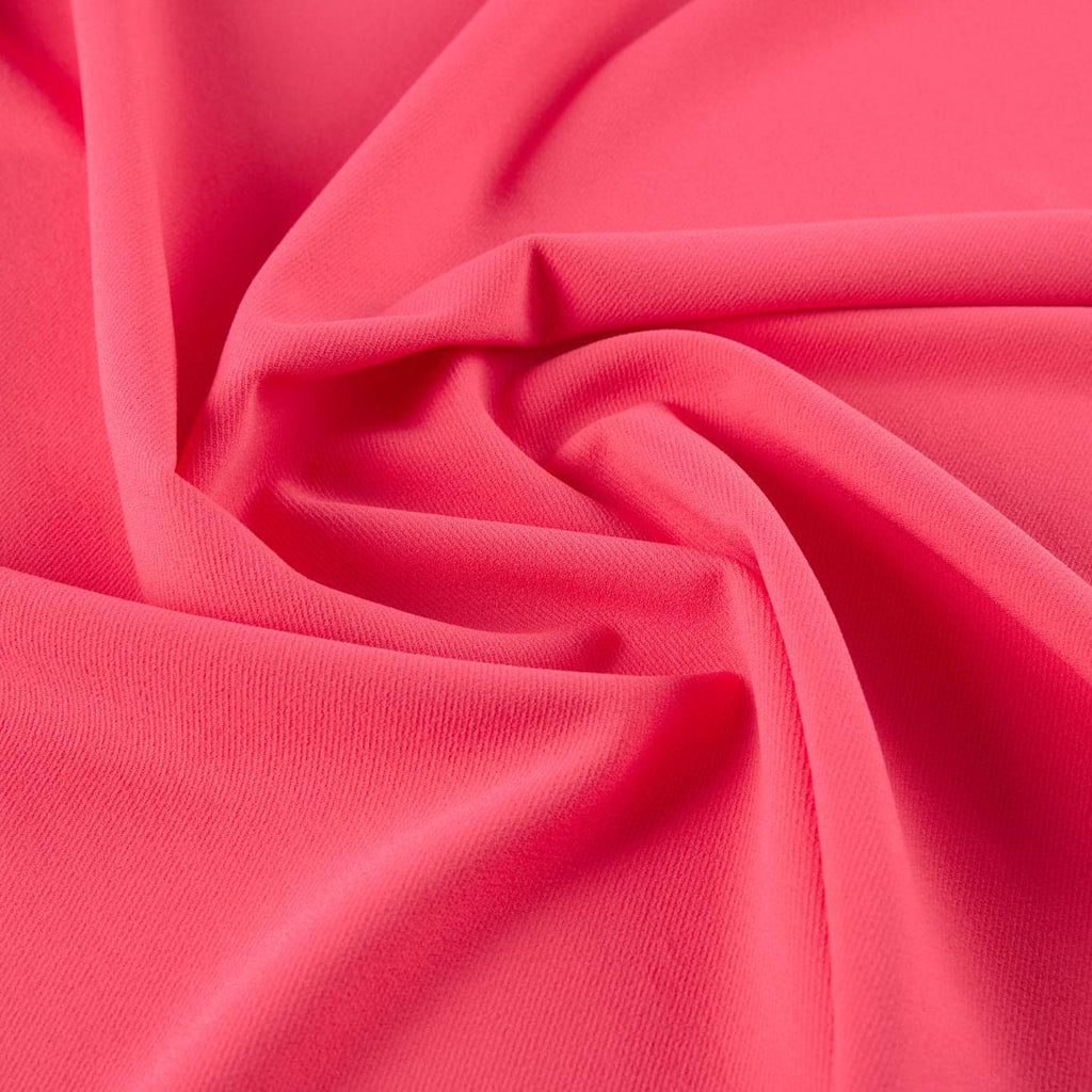 BRILLIANT CHERR | 25031 - SCUBA CREPE TWILL - Zelouf Fabrics