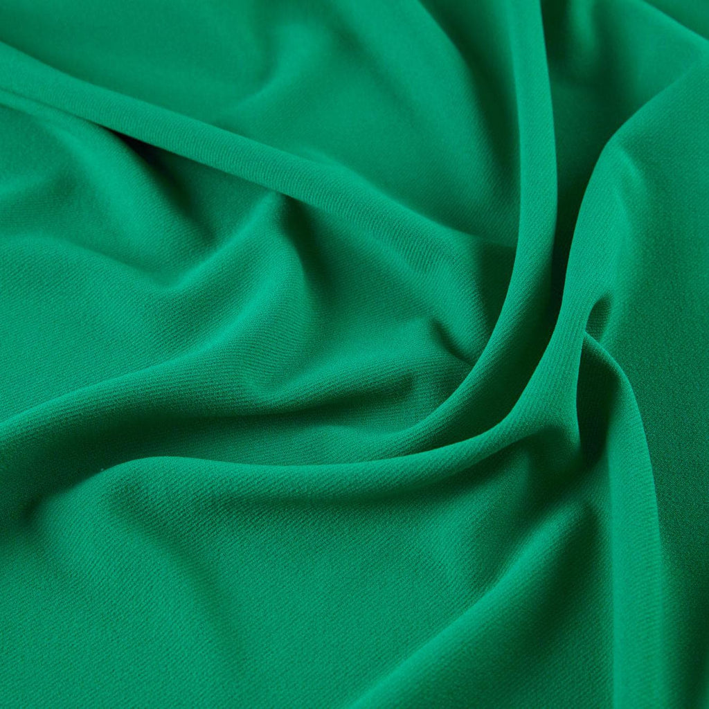 SCUBA CREPE TWILL  | 25031 BRILLIANT GREEN - Zelouf Fabrics