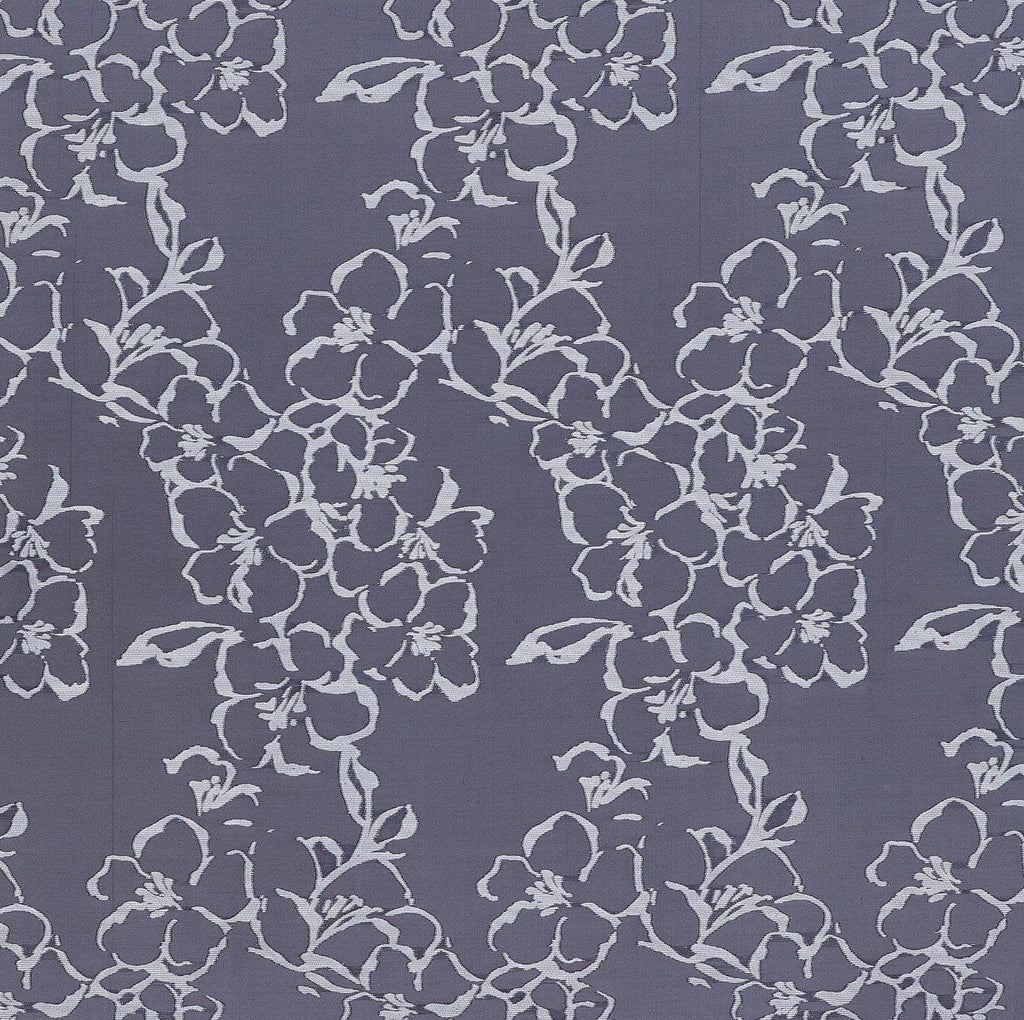 BLACK/SILVER | 25043 - BRESCIA CLIPPED ORGANZA JACQUARD - Zelouf Fabrics